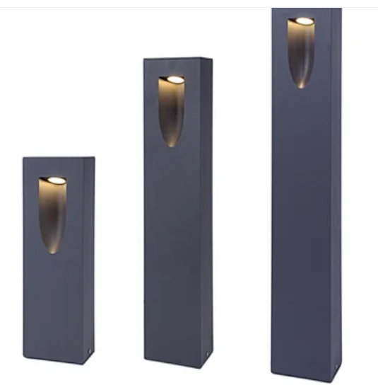 BOLLARD DEL IP54 80MM X 120MM X 800MM 2 X 6W 268LM ALUM.