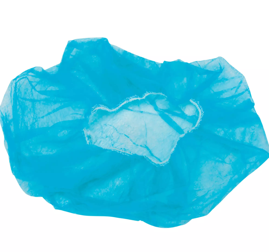 BONNETS BOUFFANTS EN POLYPRO. NON-TISSE BLEU 21" 100/PQT