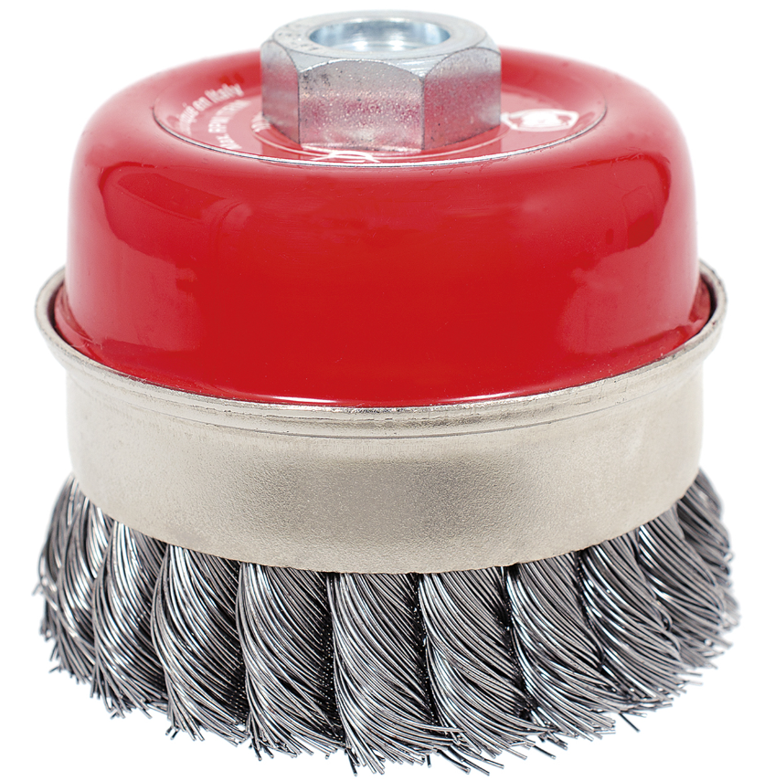3-1/2 x 5/8-11NC Brosse boisseau ceinturée - Haut rendement