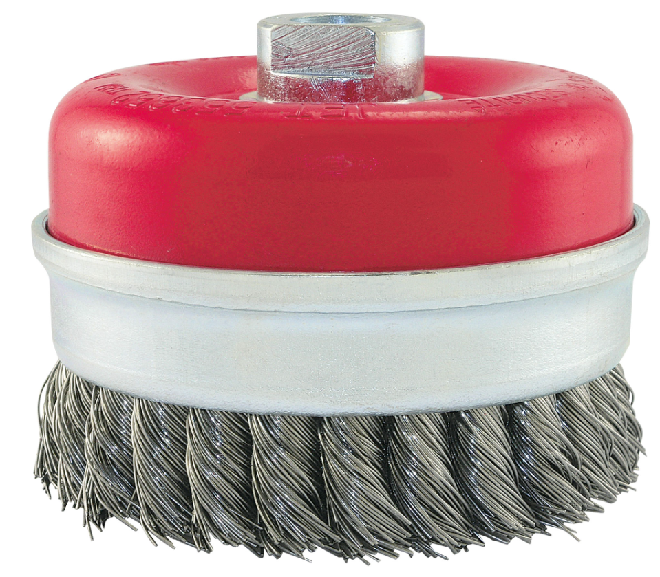 5 x 5/8-11 NC Brosse boisseau ceinturée