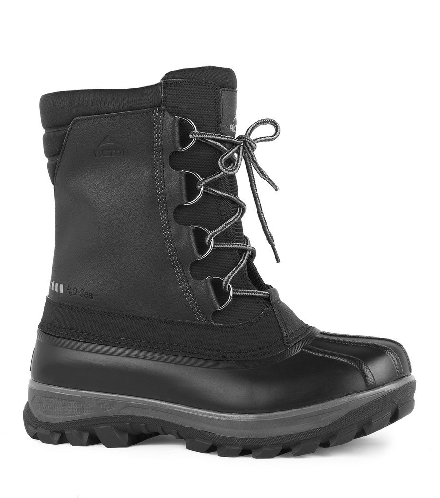 Yukon, 9'' winter boots. Removable felt (Black)