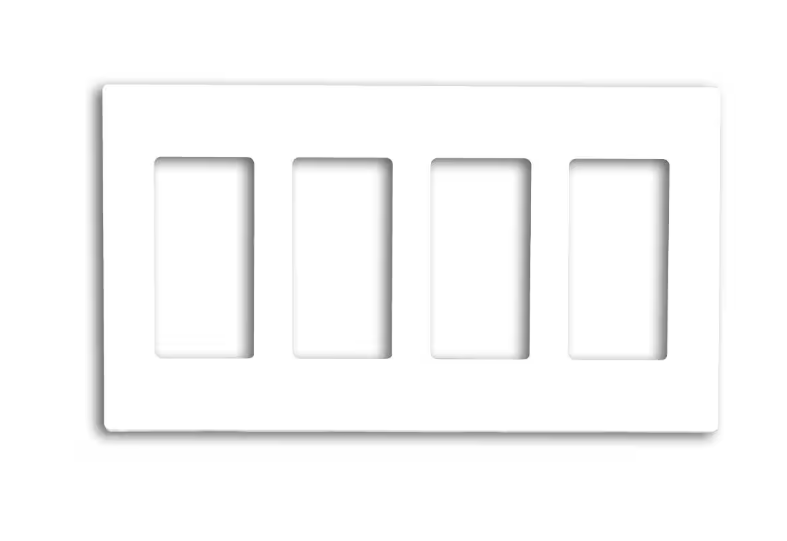 DECORA PLUS PLAQUE MURAL 4-GROUPES BLANC