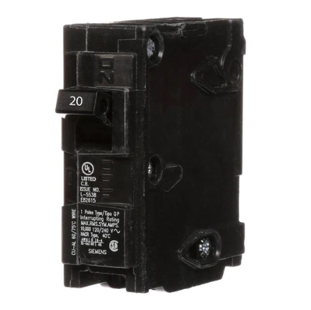 DISJONCTEUR 1 POLE 20A 120V CLIP-ON