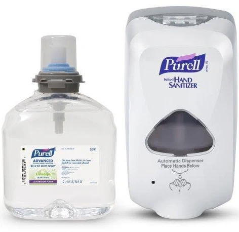 DISTRIBUTEUR PURELL SANS CONTACT TFX 1200ML BLANC