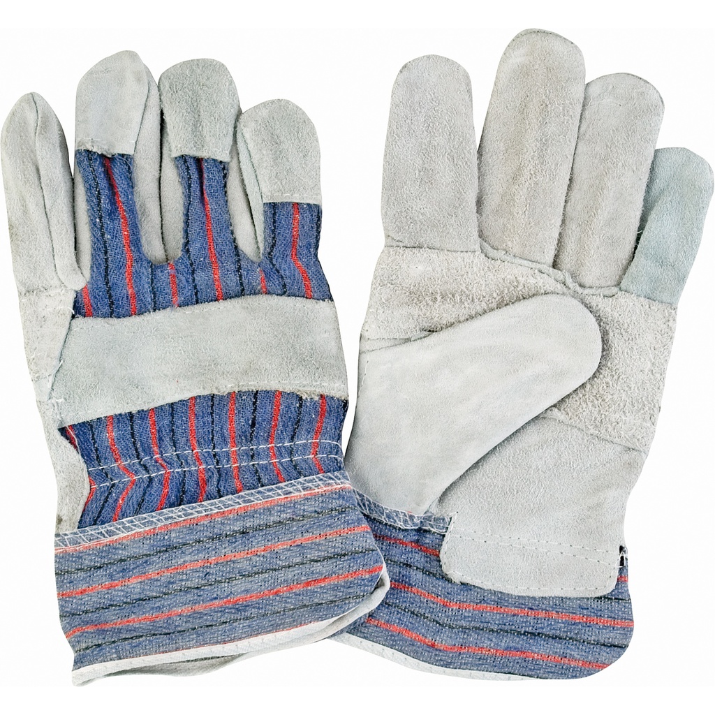 Gants d'ajusteur en cuir refendu X-Large /Pr