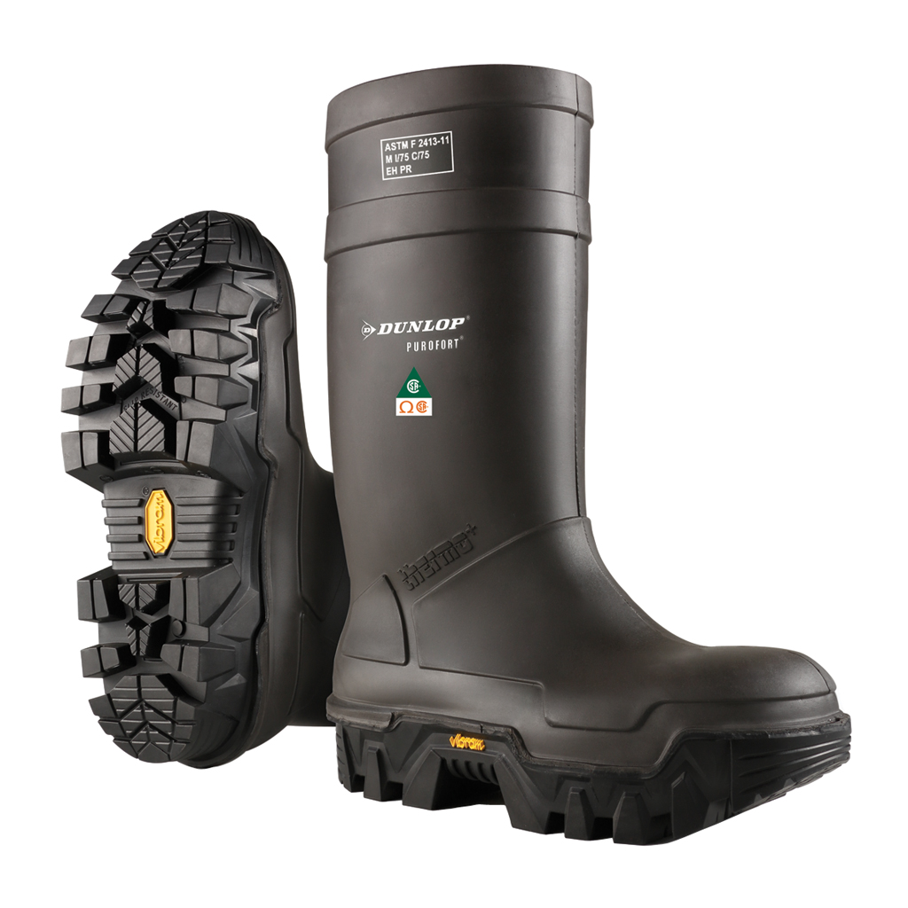 Purofort Explorer Full Safety Vibram,  Bottes travail PU isolées CSA (Noir)