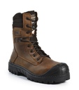 Houston,  Metal Free 9" Leather Work Boots (Brown)