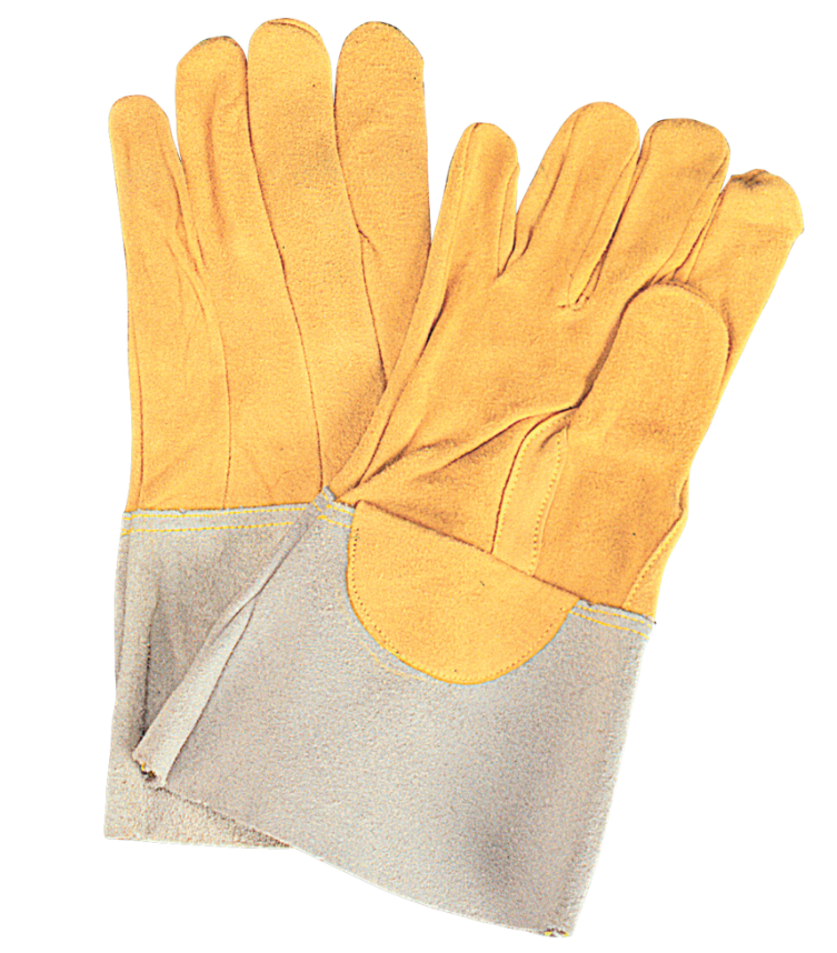 Gants de soudage TIG à ajustement supérieur, Cuir de daim refendu, Taille T-Grand