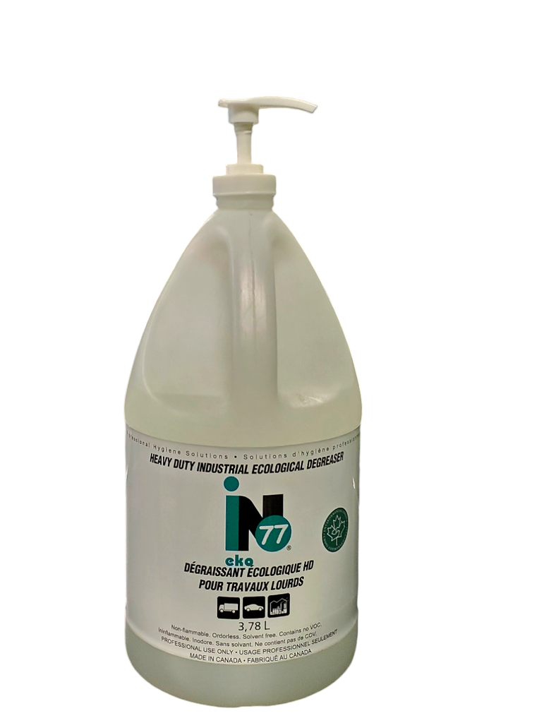 INO EKO 77 Dégraissant écologique HD pour travaux lourds 4 L ********PRODUIT DISCONTINUÉ******