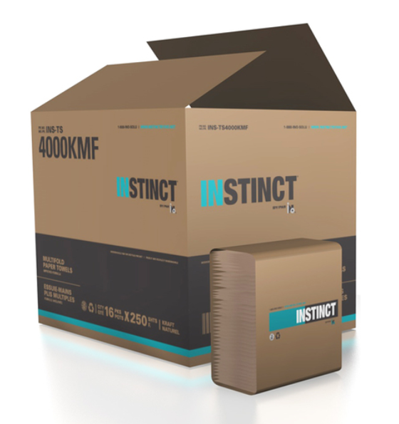 Instinct Multi-fold kraft hand paper 16x250 /Cs