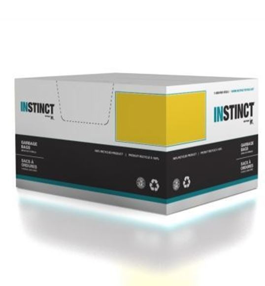 Instinct Garbage bags strong black 42" x 48" 100/Cs