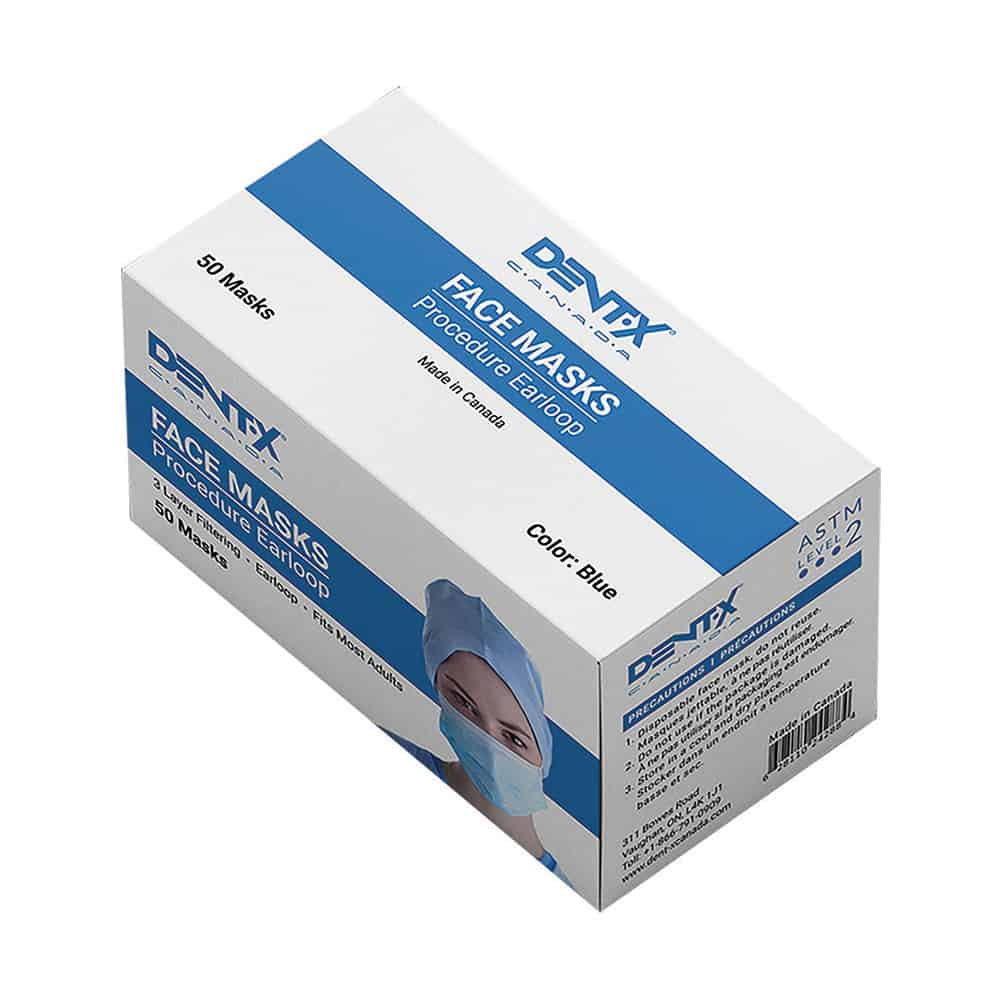 Masque de procédure,  Niveau 2,  50 / bte 