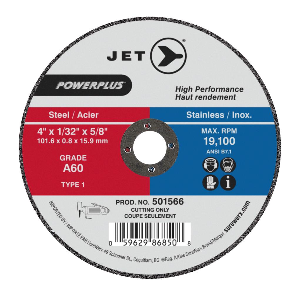 Meule à tronçonner 4 x 1/32 x 5/8 A60 POWERPLUS T1