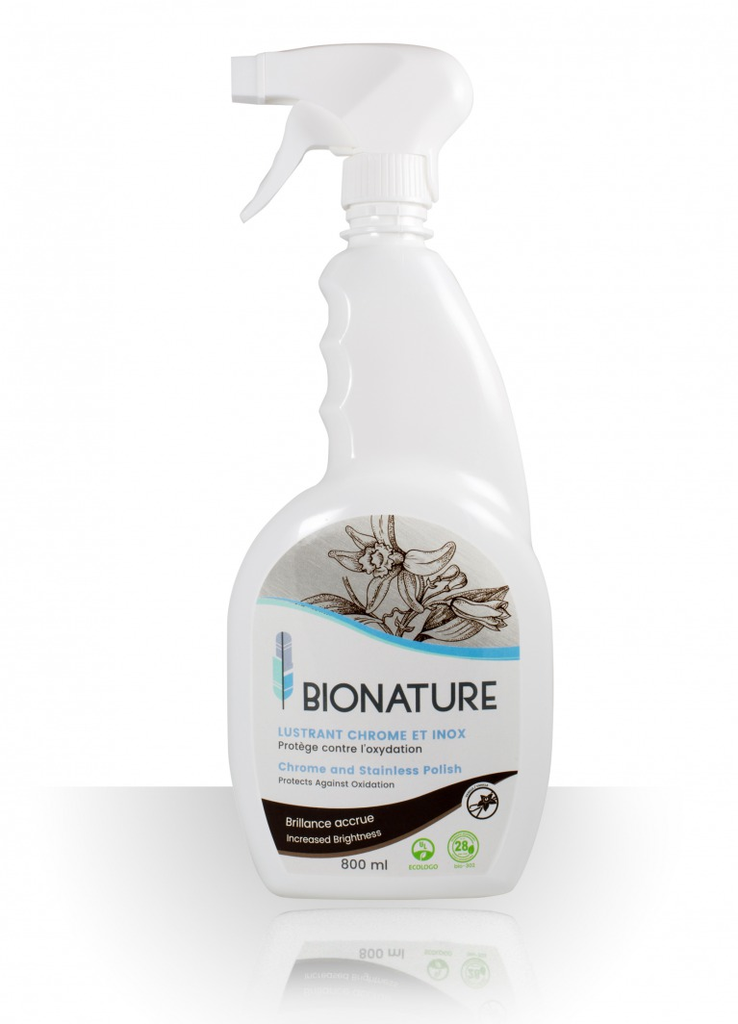 NETTOYANT LUSTRANT POUR CHROME ET INOX BIONATURE 1L