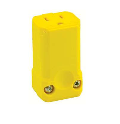 Connecteur à lame droite de qualité commerciale, 5-15R, Nylon