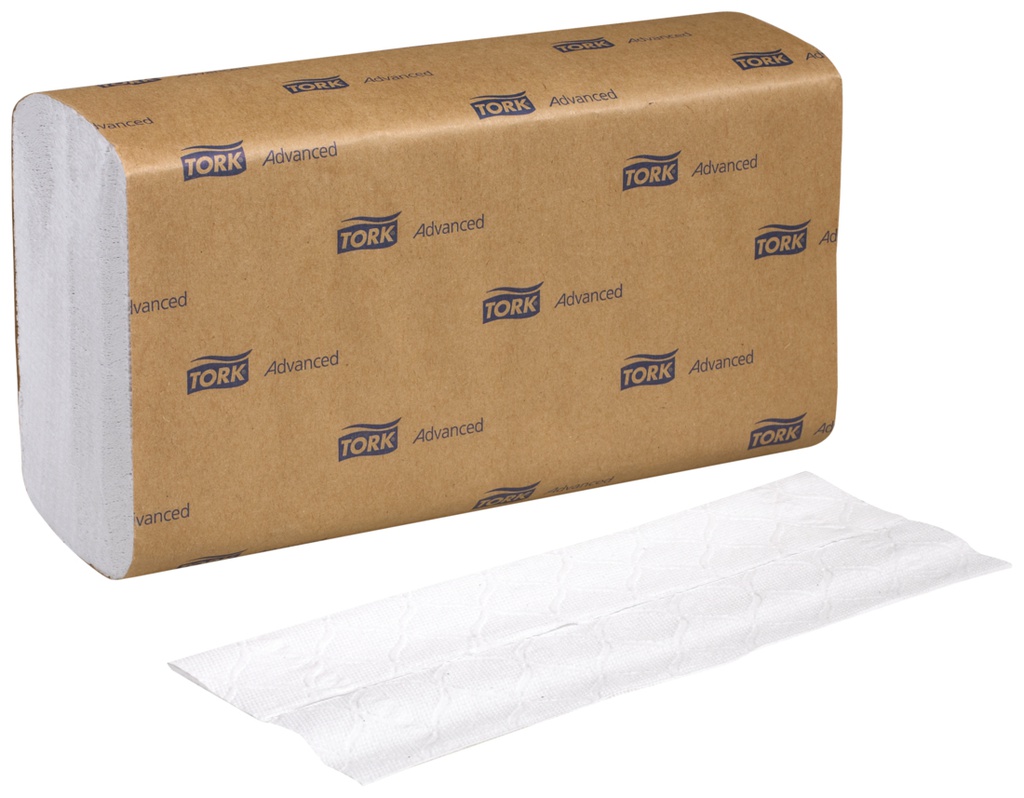 TORK ADVANCED PAPIER A MAINS BLANC PLIS MULTIPLES 32 X 175 /CS