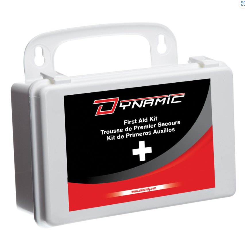 Trousse de premiers soins DynamicMC, Boîte en plastique