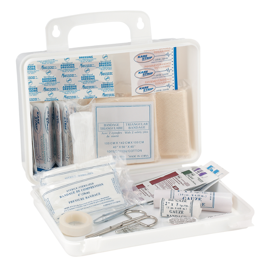Trousse de premiers soins pour camionDynamicMC, Dispositif médical Classe 1, Boîte en plastique