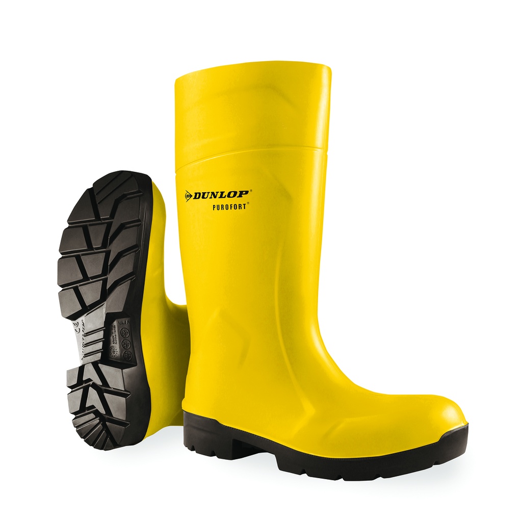 Purofort FoodPro Safety,  Insulated Agrifood PU Work Boots (Yellow)