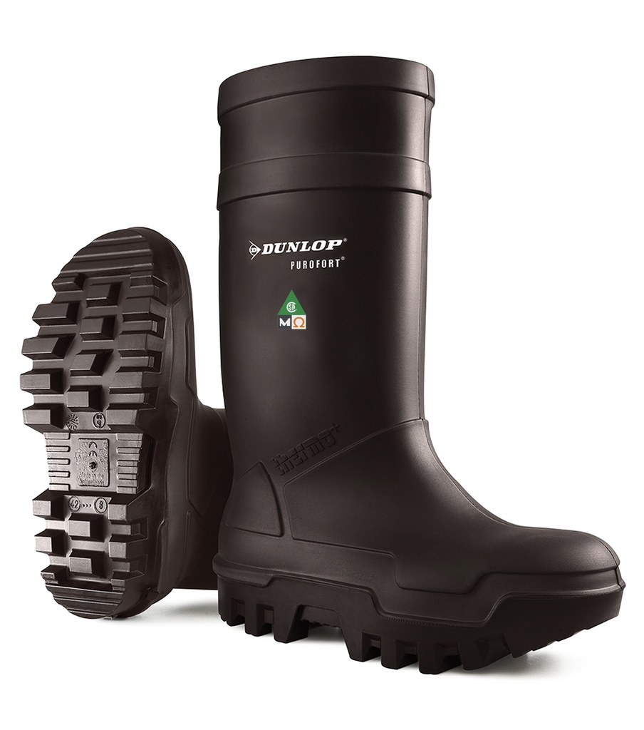 Purofort Thermo+ Full Safety, Bottes de travail en PU isolées (Noir)