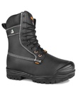 Kimberlite, Bottes de travail 9'' en cuir. Protection métatars (Noir)