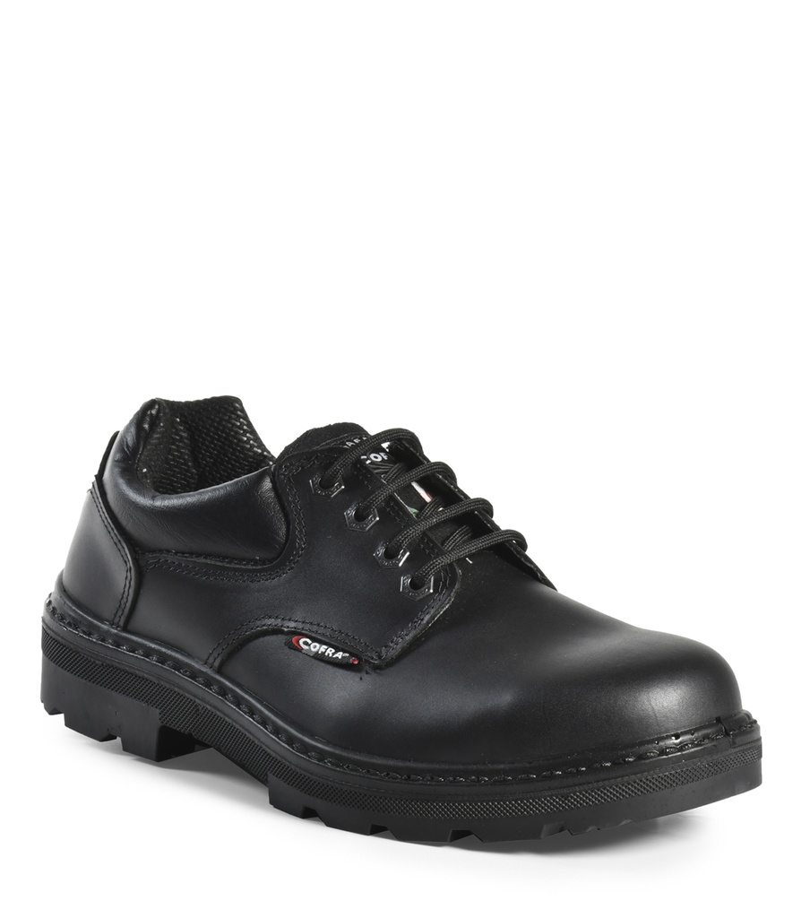 Small,  Leather Work Shoes (Black)