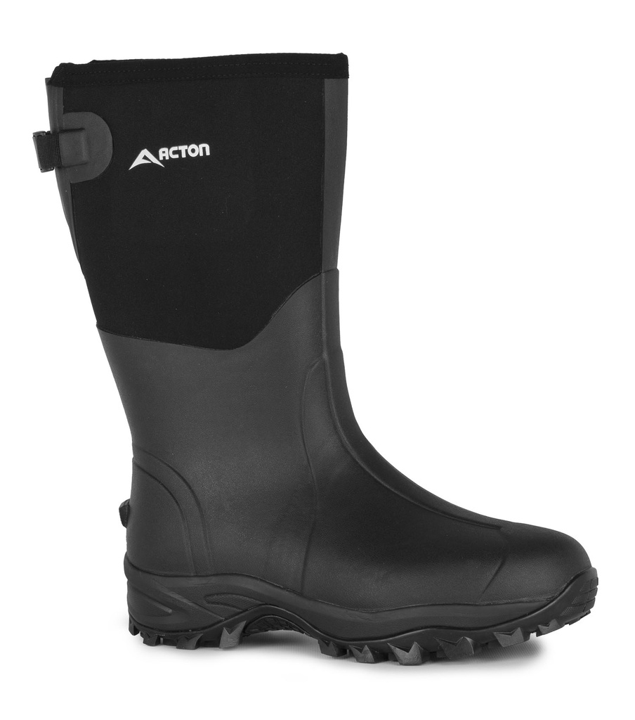 Sportsman,  14’’ insulated rubber and neoprene rain boots (Black )