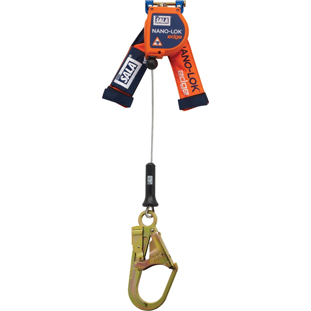 Nano-Lok™ Edge Self Retracting Lifeline, cable, quick connect, 8 ft 