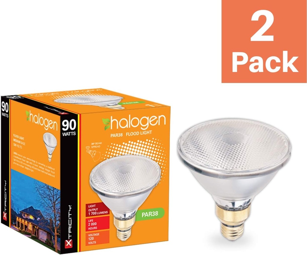 90PAR38/FL E26 120V Xtricity 2/Pqt