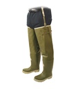 Prairie hip,  Bottes de pluie cuissardes caoutchouc 33’’ isolées (Vert)