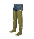 Brook, Bottes de pluie cuissardes 33’’ en caoutchouc naturel (Vert)