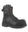 Duncan II,  8” Waterproof Leather Work Boots.  Vibram Fire&Ice  (Black)