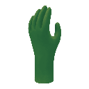 Gants jetables en nitrile vert 4mil non-poudrés x-large 100/Bte