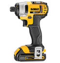 DeWALT, 20V Max Ensemble de tournevis à percussion Li-ion avec 2 batteries, chargeur et sac