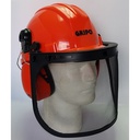 Gripo Casque de sécurité forestière avec protection auditive et visière en maille métallique