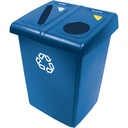 Stations de recyclage GluttonMD, Vrac, Plastique, 46 gal./46 gal. US