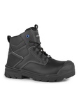 G3s,  6" leather work boots. 4grip slip resisting outsole (Black)