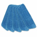 ADAPTABLE FLAT MOP MICROFIBER PAD, BLUE