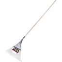 Pro™ Fan Rake, 24" Blade, 22 Tines, Hardwood Handle, Steel Blade