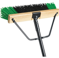 Balai-brosse à manche renforcé Ryno, 18", Corsé, Soies PVC