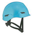 Casque d'escalade industriel avec coque en polycarbonate réglage de la roue à rochet et mentonnière à 4 points - Type 2 Classe E