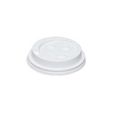 COUVERCLE DÔME EN PLASTIQUE BLANC POUR VERRE 7-8OZ/ CS 1000