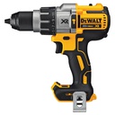 DEWALT Perceuse à percussion 1/4 de pouce 20V MAX XR Lithium-Ion sans fil et sans balai à 3 vitesses (outil seulement)