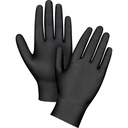 Gants jetables en nitrile noir texturé 8mil non-poudrés XX-Large 50/Bte