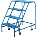 Steel rolling step ladder 4 steps 37" height