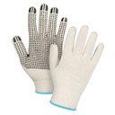 Poly/Cotton string knit gloves 7 gauge 1-sided PVC dots X-Large /Pr