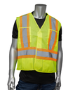 veste circ csa lime/jaune @ argent taille x-large