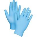 Gants jetables en nitrile bleu calibre médical 3.5mil non-poudrés petit 100/Bte