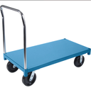 Steel platform truck 36" w x 72" l 8" nylon wheels 2500 lbs capacity