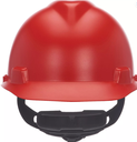 sgp798 Casque de sécurité V-GardMD, Suspension Rochet, Rouge